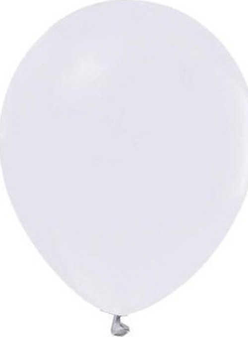 Balon 12" Metalik Beyaz 12 Li Paket