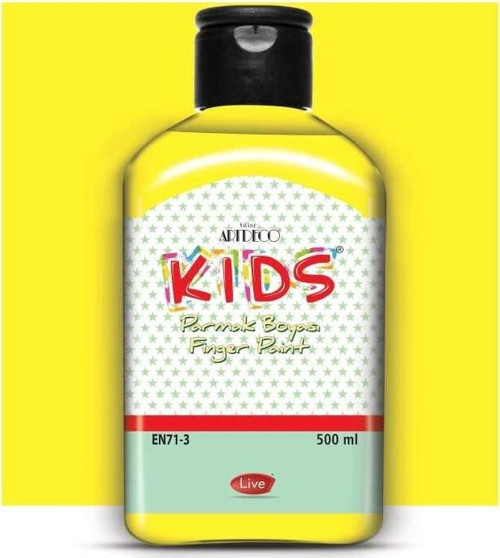 Kids Parmak Boyası 500 Ml Sarı 150