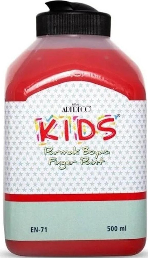 Kids Parmak Boyası 500 Ml Kırmızı 340