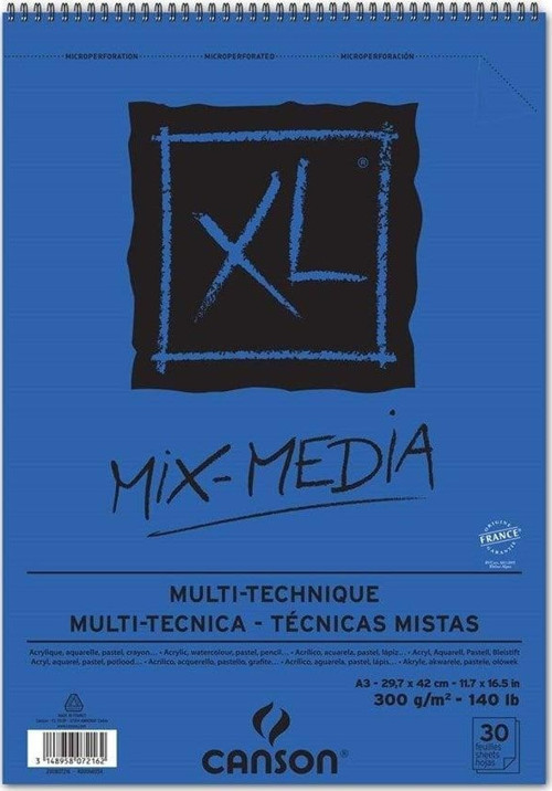 Çok Amaçlı Çizim Defteri Spp Canxl Mix Media 30S A3 300 Gram