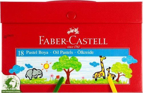 Faber-Castell Çantalı Pastel Boya Karton 18 Renk