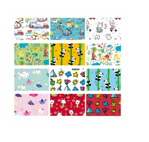 Rex Ambalaj Kağıdı Tekli Rulo Raso Bimbi 70X200Cm (50 Li Paket)