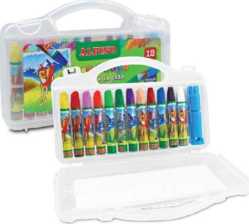 Pastel Boya 12 Renk Plastik Kutu Dc-008296