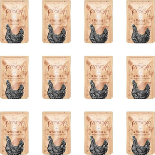 Jöle İçinde Ton Balıklı Ve Tavuklu Yetişkin Kedi Maması 70G X 12 Adet