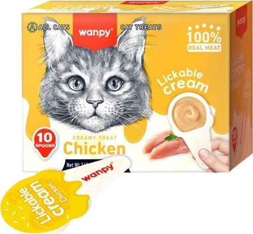 Tavuklu Kaşık Krema Kedi Ödül Maması 10x16 gr