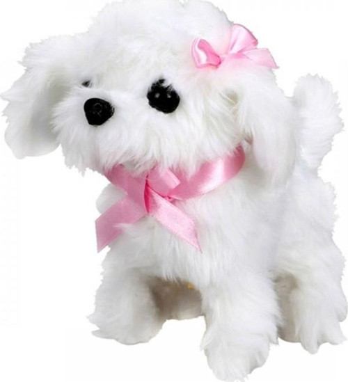 Oyuncak Sevimli Köpek Maltese Hareketli Sesli