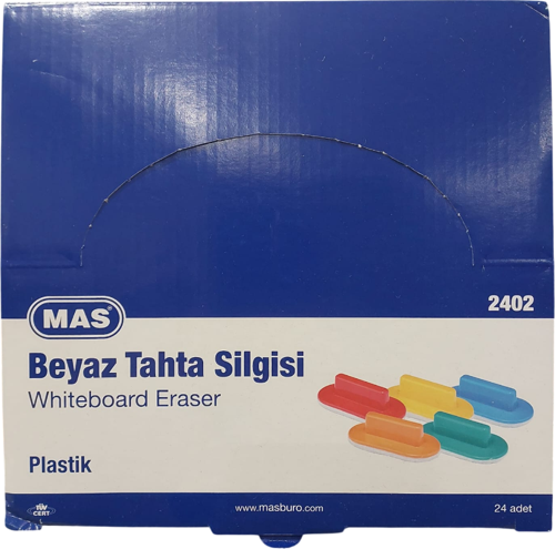 Tahta Silgisi Karışık Renk 2402 (24 Lü Paket)