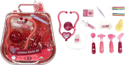 Oyuncak Doktor Set Çantalı Ses/Işık 36 Parça (Karışık Renk 1 Adet)