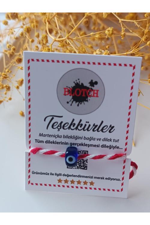 Marteniçka Nazar Boncuklu Şans Bahar Bilekliği