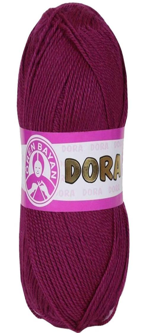 1 Adet Dora El Örgü İpi Yünü 100 gr 103 Mürdüm