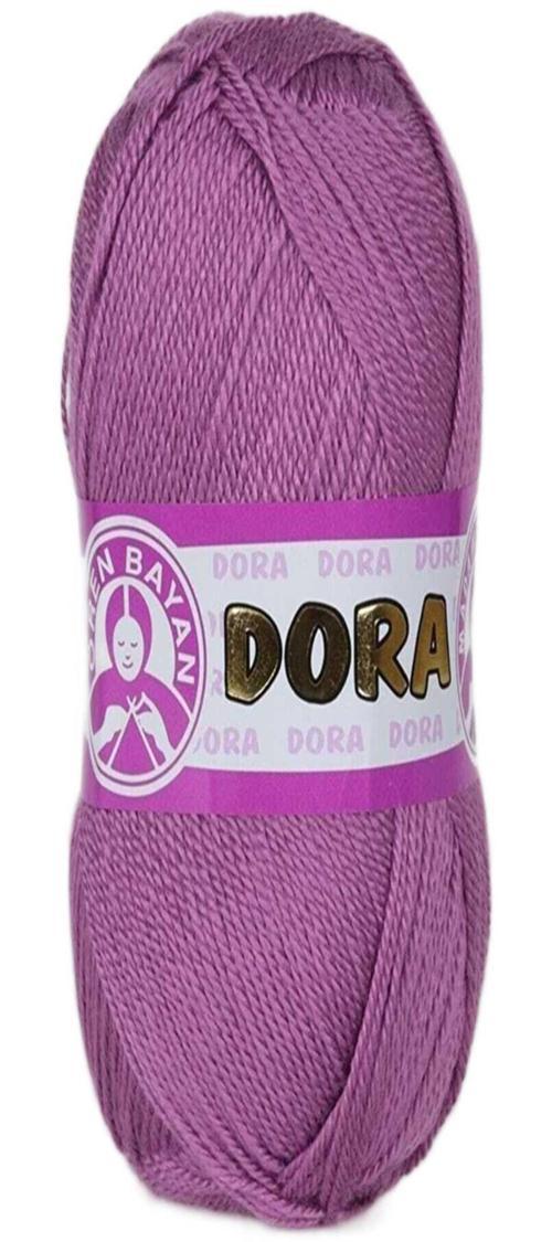 1 Adet Dora El Örgü İpi Yünü 100 gr 050 Eflatun