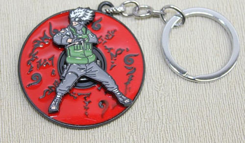 Metal Dönen Anime Figür Anahtarlık