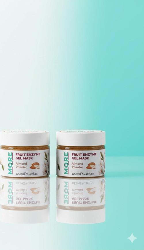 Gözenek Sıkılaştırıcı , Siyah Nokta Karşıtı, Badem Özlü Peeling - Fruit Enzyme Gel Mask 2li
