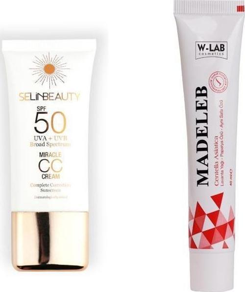 W Lab Madeleb Krem ve CC Krem Set