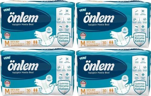 Hasta Bezi Bel Bantlı Tekstil Yüzey Medium Orta 120 Adet