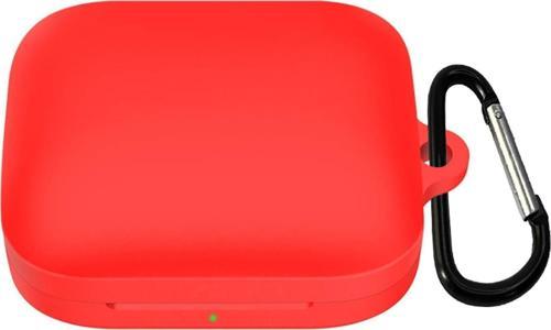 OnePlus Buds Pro 2 Kılıf Askılı Mat Silikon Kırmızı
