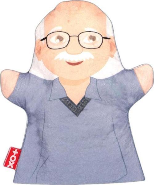 Dede Aile Bireyleri Keçe El Kukla T337 , Eğitici Oyuncak