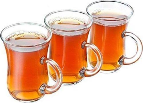 Keyif Kulplu Çay Bardak 6 adet