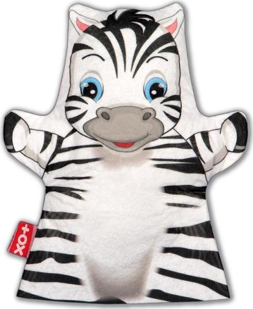 Zebra Vahşi Hayvanlar Keçe El Kukla T126 , Eğitici Oyuncak