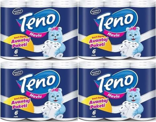 Ultra Kağıt Havlu Çift Katlı 24 Lü Paket (4pk*6) (avantaj Pk Serisi)