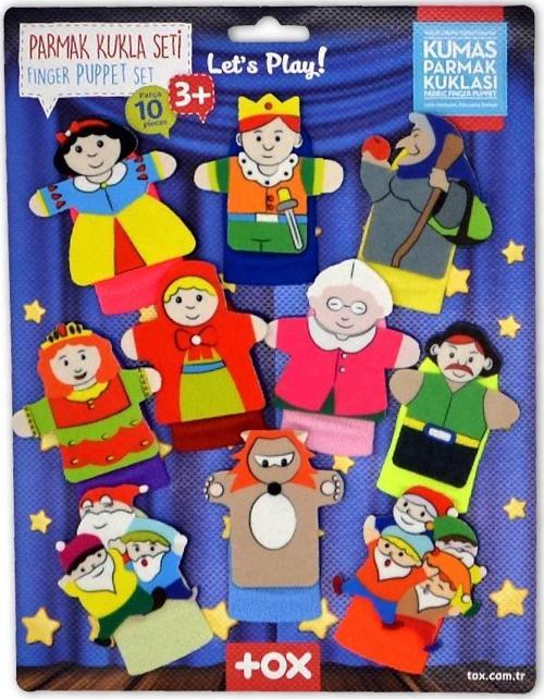 Masal Kahramanları 10 Parça Parmak Kukla Set T225