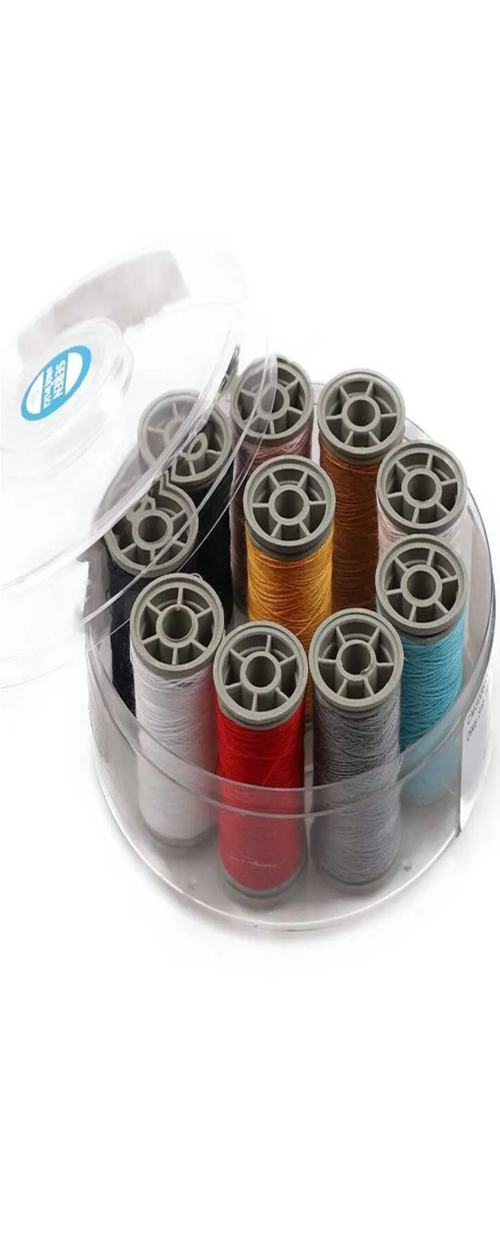 Zümrüt No:120 , %100 Polyester Dikiş Ipliği Kaliteli 10 Adet Farklı Makara Ip Royaleks-13073