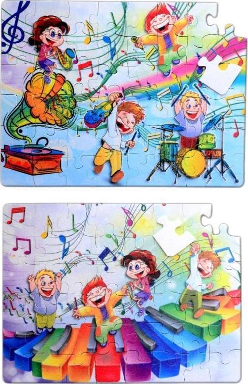 Müzik 5+ Keçe Yapboz - 5 Yaş Puzzle T016