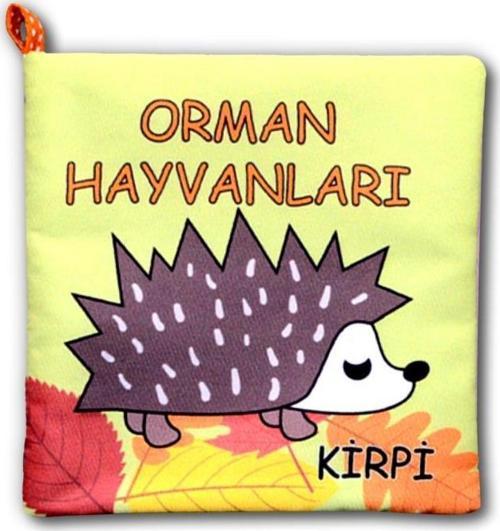 Orman Hayvanları Kumaş Sessiz Kitap T055 - Bez Kitap , Eğitici Oyuncak , Yumuşak ve Hışırtılı