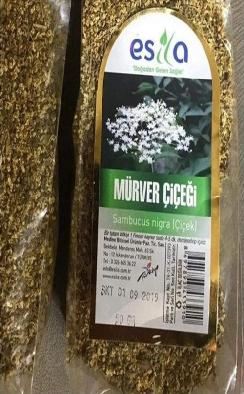 Poşet Mürver Çiçeği 50 Gr.