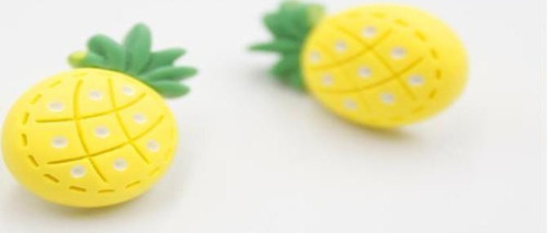 Ananas Hamur Küpe - ÇOK RENKLİ