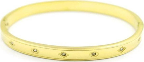 Taşlı Bilezik - Altın