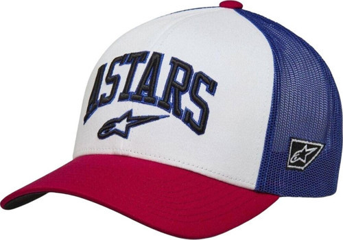 Dunker Trucker Şapka Kırmızı Beyaz Mavi