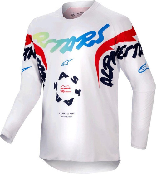 Youth Racer Hana Genç Kros Motosiklet Jersey Kırmızı Beyaz