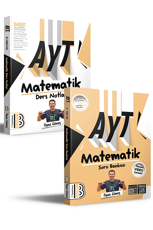 2024 YKS AYT Matematik Ders Notları ve Soru Bankası Seti Benim Hocam Yayınları