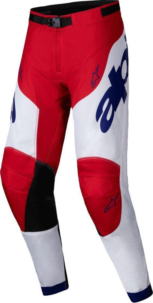 Racer Veil Kros Motosiklet Pantolonu Kırmızı Beyaz