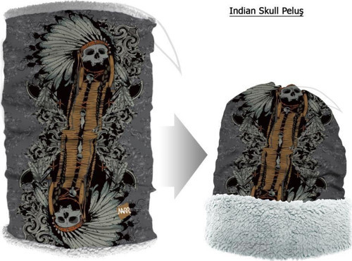 Indian Skull Peluş Boyunluk