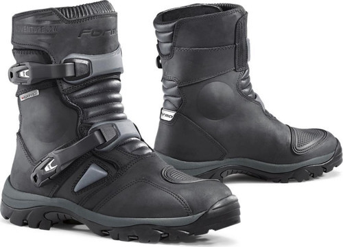 Adventure Kısa Korumalı Motosiklet Botu Siyah