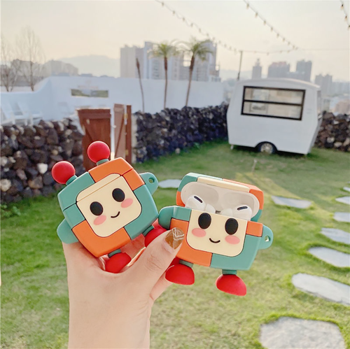 E2M AIRPODS PRO KILIF SUPER ROBOT BEYAZ