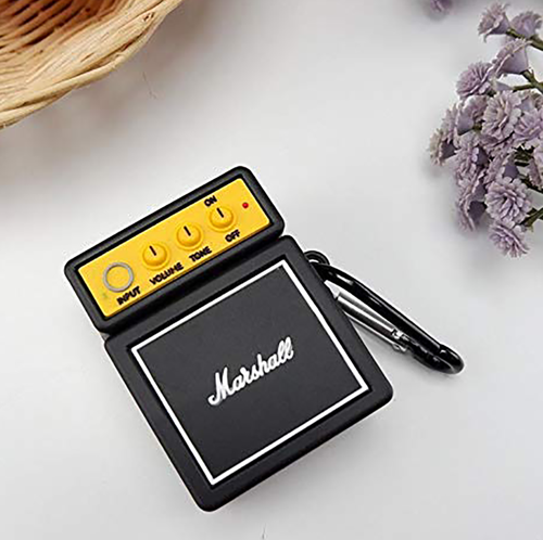 E2M AIRPODS 1-2 KILIF MARSHALL SiYAH