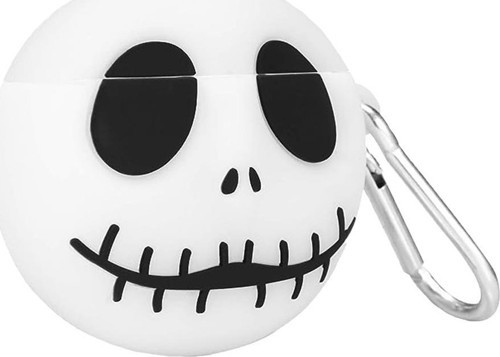 E2M AIRPODS 1-2 KILIF JACK SKELLINGTON BEYAZ