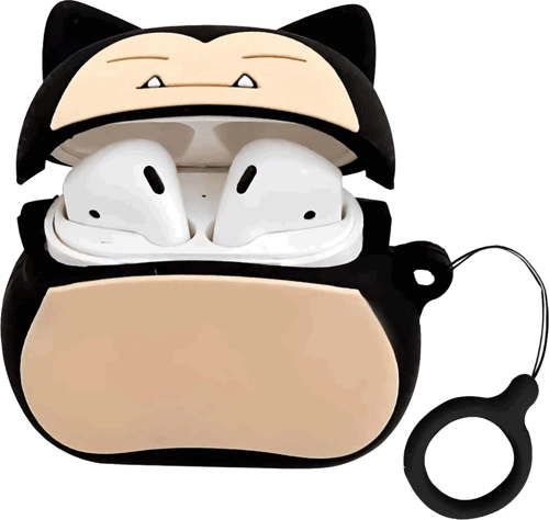 E2M AIRPODS 1-2 KILIF SNORLAX SİYAH