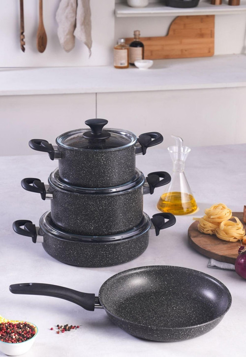 Biogranit Lena 7 Parça Tencere Seti