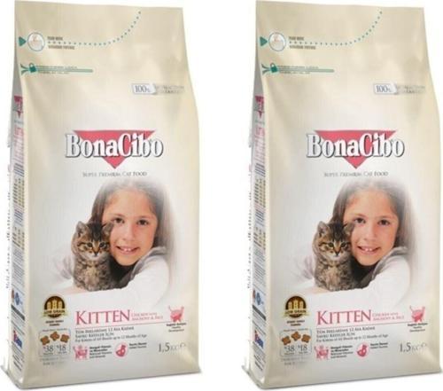 Kitten 1.5 Kg X 2 Li Tavuklu Hamsi Ve Pirinç Eşliğinde Yavru Kedi Maması