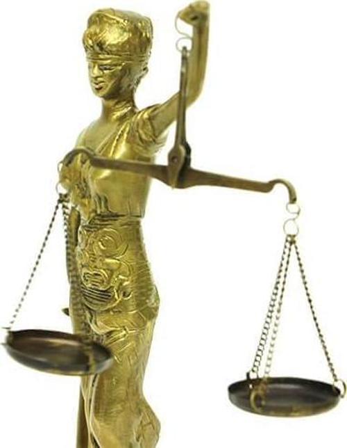 Adalet Kadını Terazili Biblo Dekoratif Hediyelik