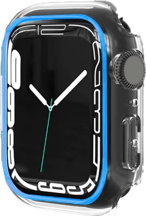 APPLE WATCH 45MM FOSFORLU KASA KORUYUCU MAVİ