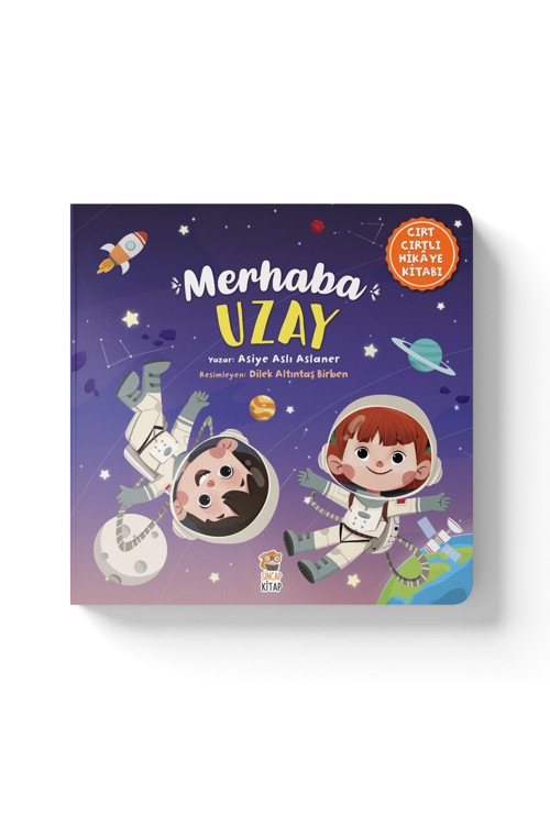 Sincap Kitap Merhaba Uzay - Cırt Cırtlı Kitap (Okul Öncesi Kitap)