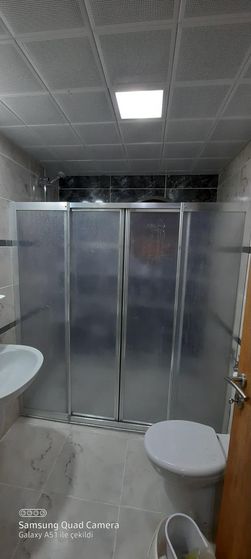 160 Cm - 180 Cm Arasi 2 Sabit 2 Sürgülü Parlak Profil Mika Duşakabin