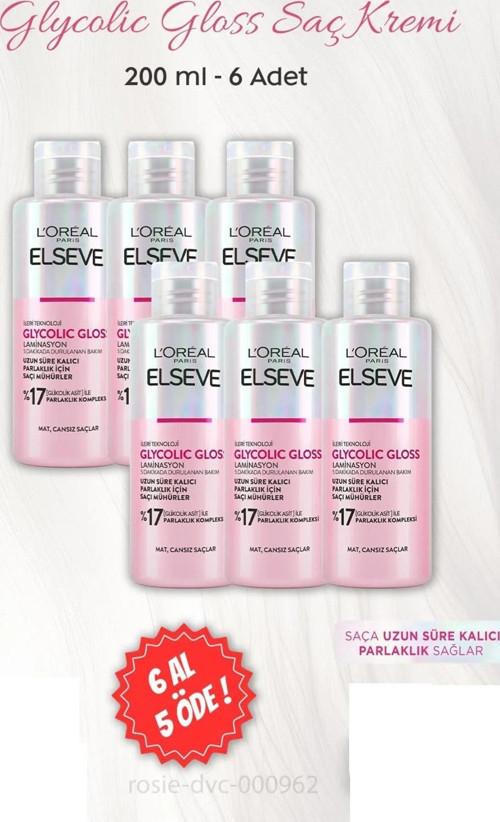 6 Al 5 Öde Glycolic Gloss Parlaklığı Bakım Kremi 200 Ml