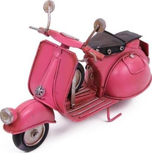 Dekoratif Metal Scooter Biblo Dekoratif Hediyelik