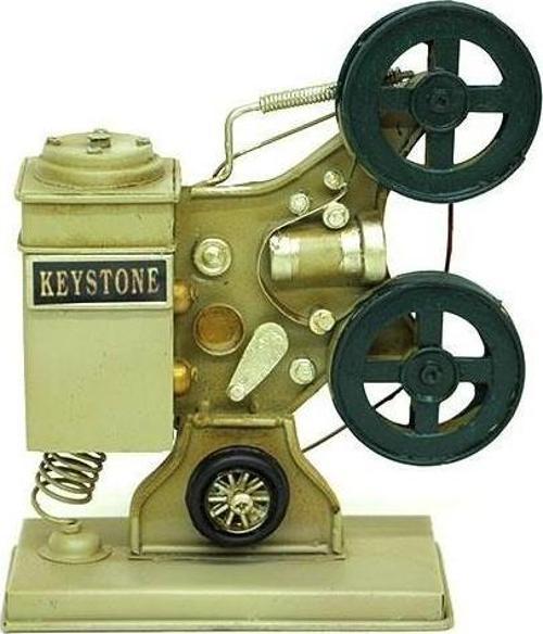 Dekoratif Metal Sinemaskop Biblo Vintage Ev Ofis Hediyelik